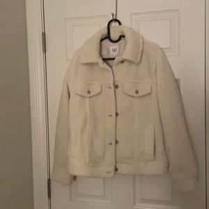 Gap teddy white jacket
